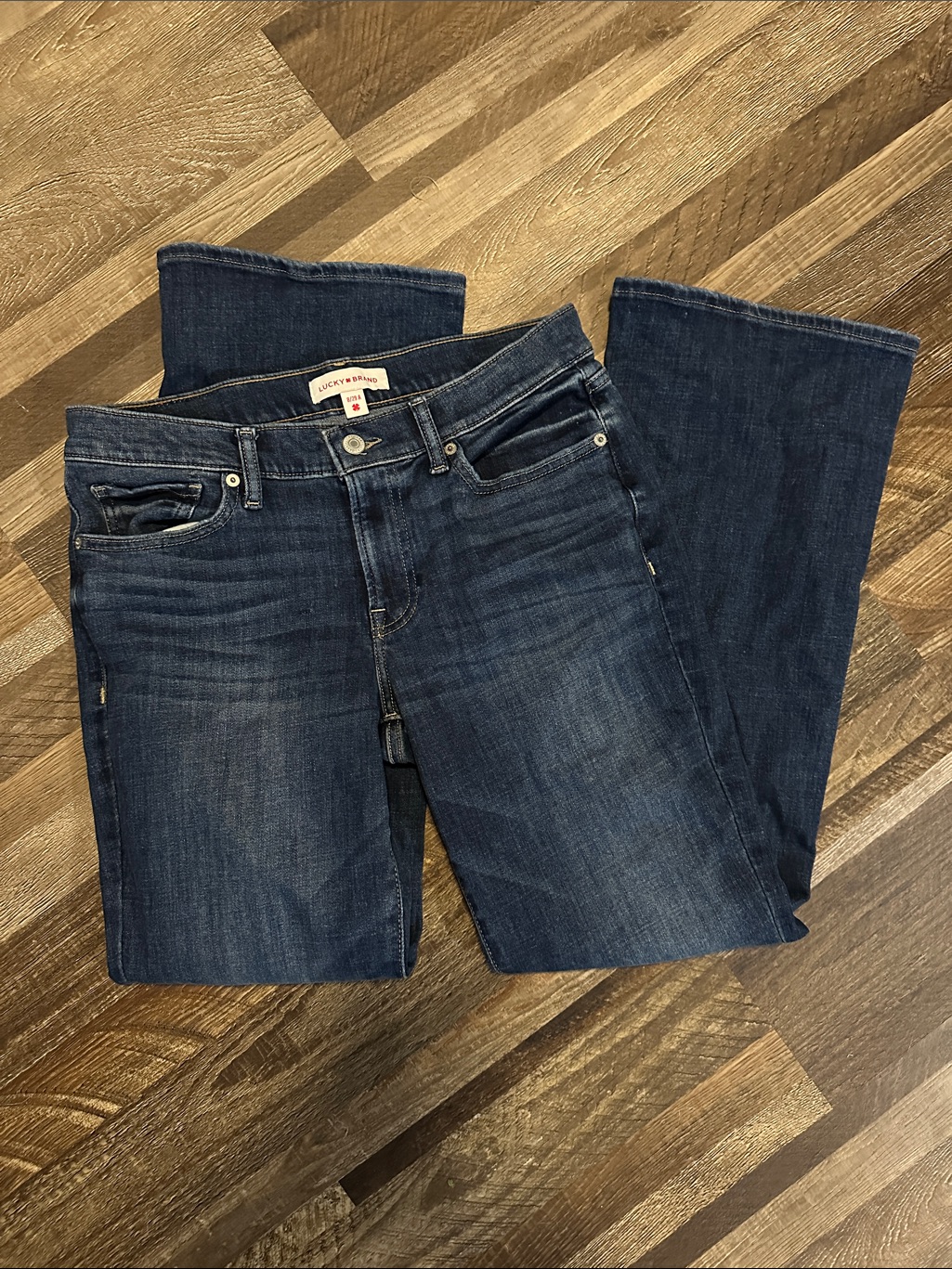 Lucky Brand Womens Bootcut Jeans In Dark Indigo